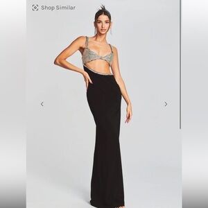 RETROFETE Fernanda Maxi Dress Black